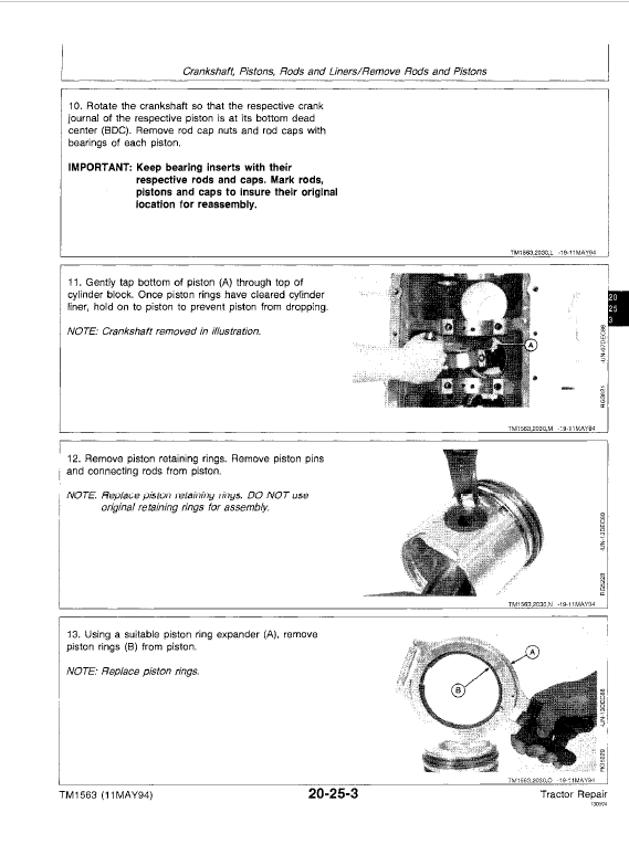 John Deere 2000, 2100, 2200, 2300, 2400 Tractors Repair Technical Manual Workshop Guide