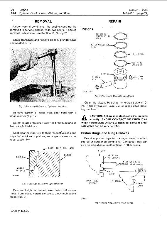 John Deere 2030 Utility Tractor Repair Technical Manual Workshop Guide