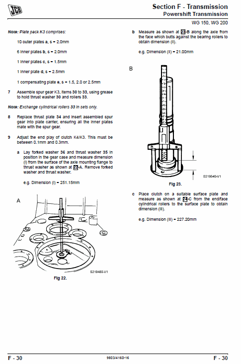 JCB 426, 435, 436, 446 Wheeled Loader Shovel Service Manual Workshop Guide