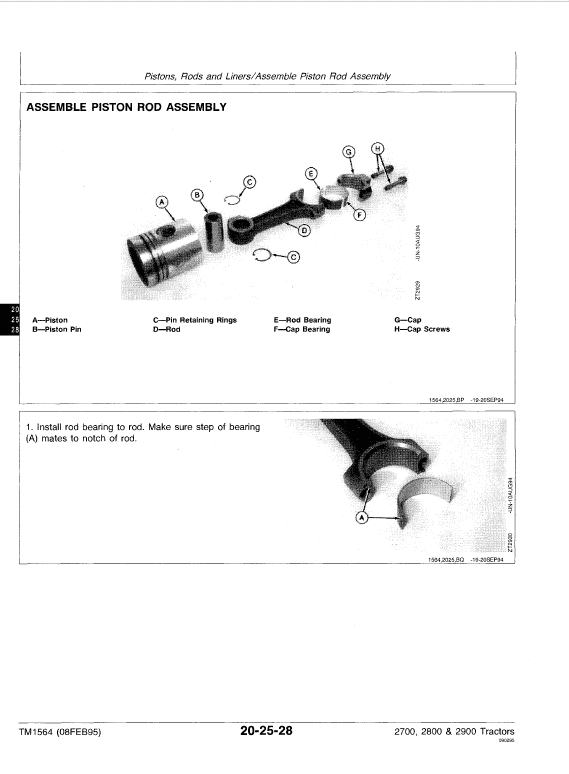 John Deere 2700, 2800, 2900 Tractors Repair Technical Manual Workshop Guide