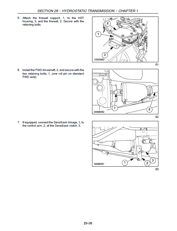 New Holland TC40DA, TC45A, TC45DA Tractor Service Manual Workshop Guide