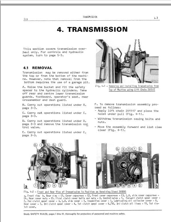 Fiatallis FL9 Crawler Loader Repair Service Manual