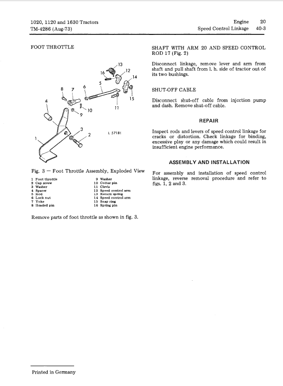 John Deere 1020, 1120, 1630 Tractors Repair Technical Manual (S.N from 115000L – ) Workshop Guide