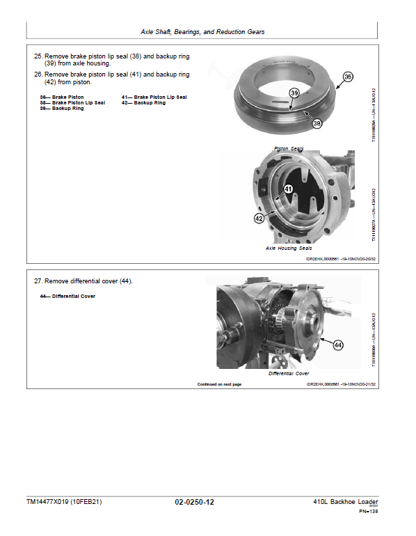 John Deere 410L Backhoe Loader Technical Manual (S.N C390996 & D390996 – ) Workshop Guide