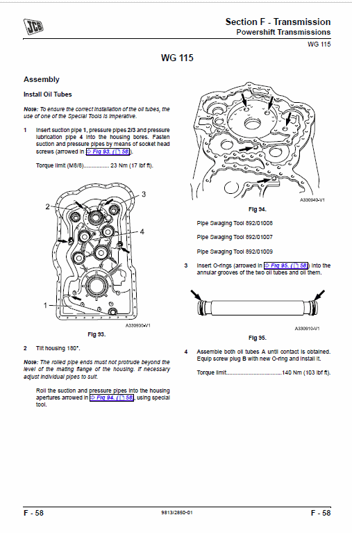 JCB 411, 413S, 417 Wheeled Loader Shovel Service Manual Workshop Guide