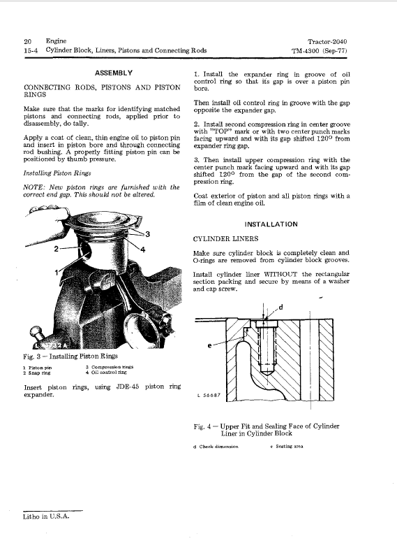 John Deere 2040 Tractor Repair Technical Manual (SN. 010001-349999) Workshop Guide