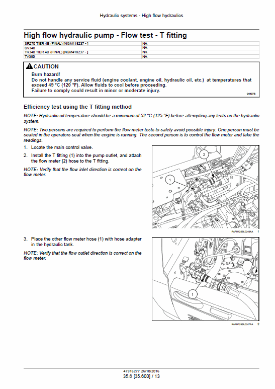 Case SR270, SV300, SV340, TR340, TV380 SkidSteer Service Manual (Tier 4B) Workshop Guide