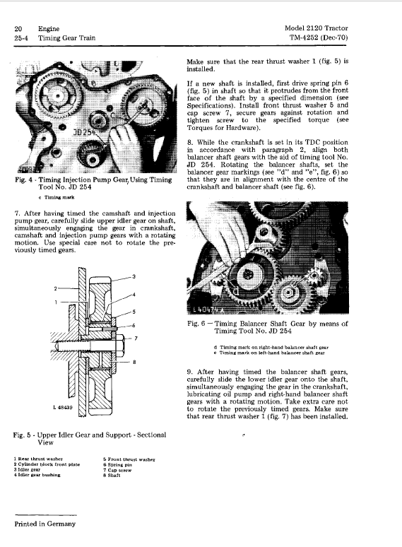 John Deere 2020, 2120 Tractor Repair Technical Manual (Serial 61020L – Up) Workshop Guide