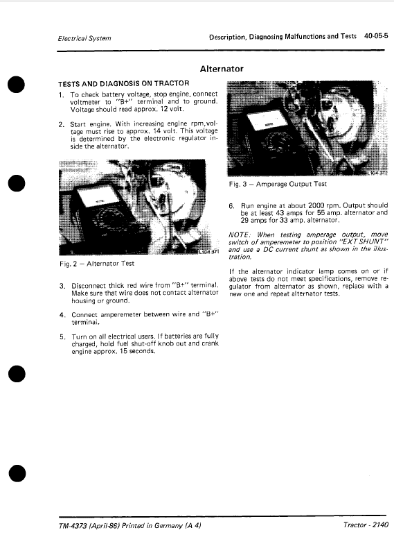 John Deere 2140 Tractor Repair Technical Manual Workshop Guide