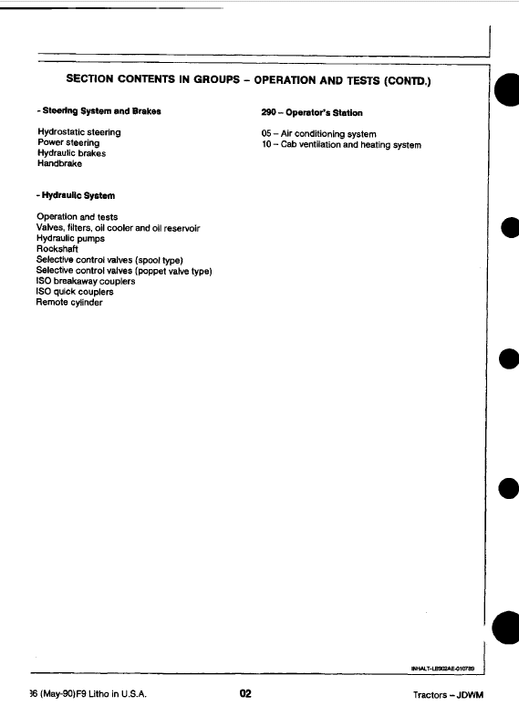 John Deere 2355, 2555, 2755, 2855, 2855N, 2955, 3155 Tractors Repair Manual Workshop Guide
