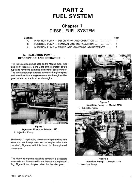 Ford 1310, 1510 and 1710 Tractors Service Manual Workshop Guide