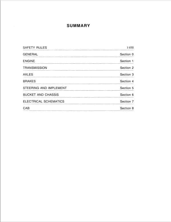 Fiatallis FR70 Wheel Loader Repair Service Manual