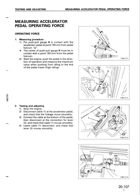Komatsu WA900-1 Wheel Loader Service Manual Workshop Guide