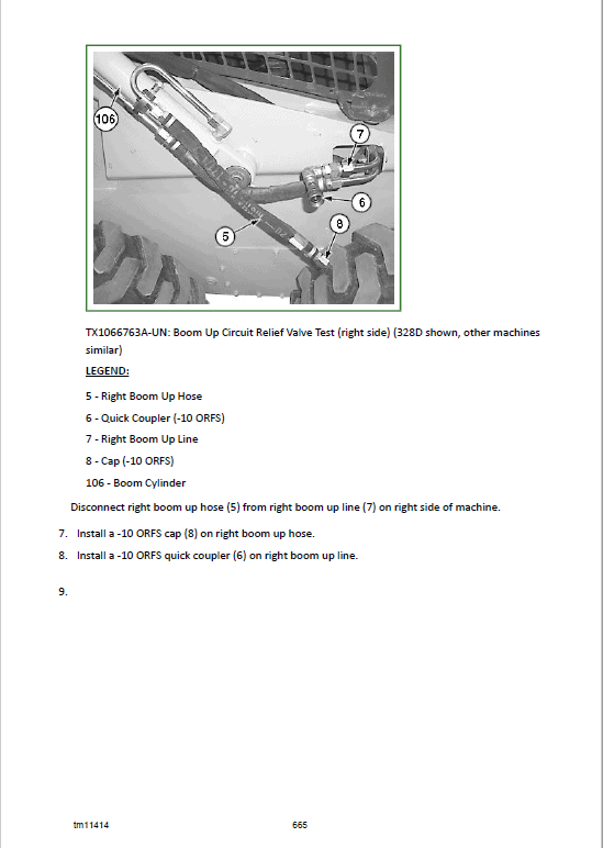 John Deere 319D, 323D SkidSteer Loader Technical Manual (Manual Controls) Workshop Guide