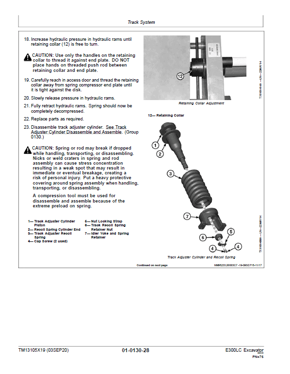 John Deere E300LC Excavator Repair Technical Manual (S.N after C600002 & D600014- ) Workshop Guide