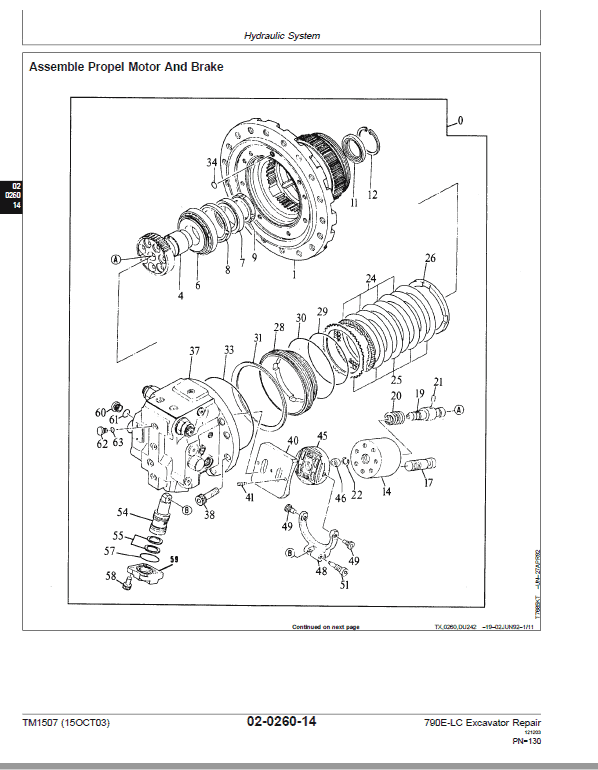 John Deere 790E LC Excavator Repair Technical Manual Workshop Guide
