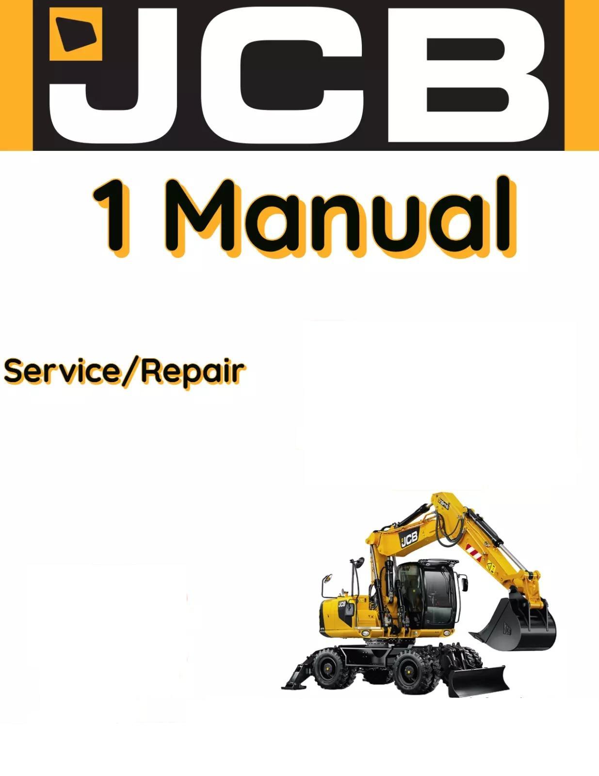 JCB JS 200W WHEELED EXCAVATOR SERVICE REPAIR SHOP MANUAL