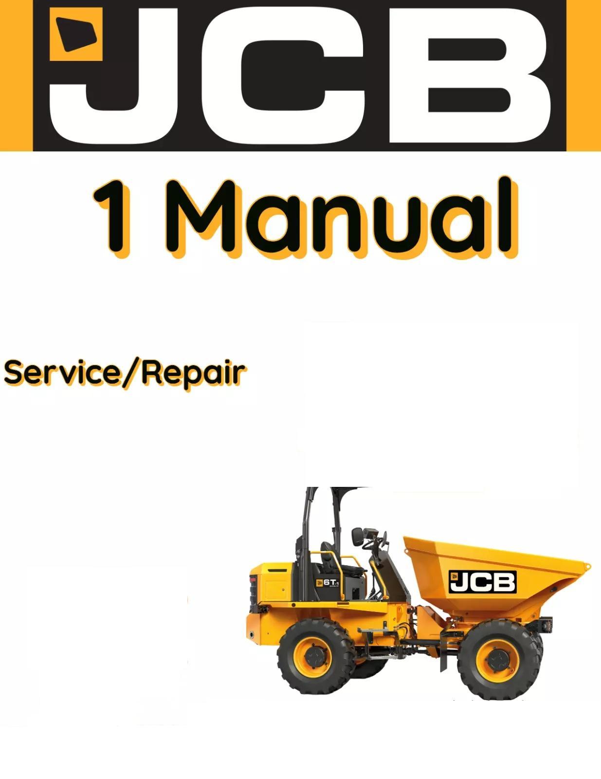 JCB 3 TFT DUMPER SERVICE REPAIR SHOP MANUAL