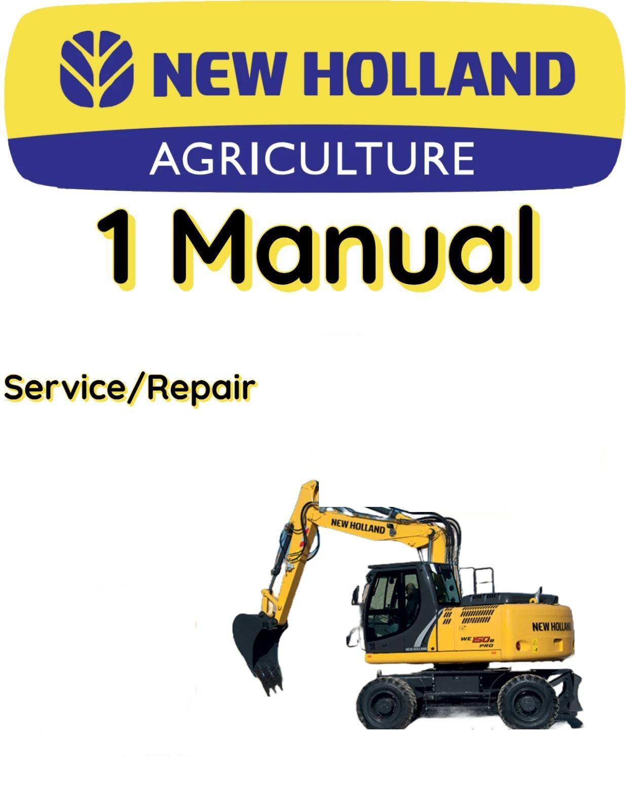NEW HOLLAND MH8.6 INDUSTRY WHEELED EXCAVATOR SERVICE REPAIR SHOP MANUAL