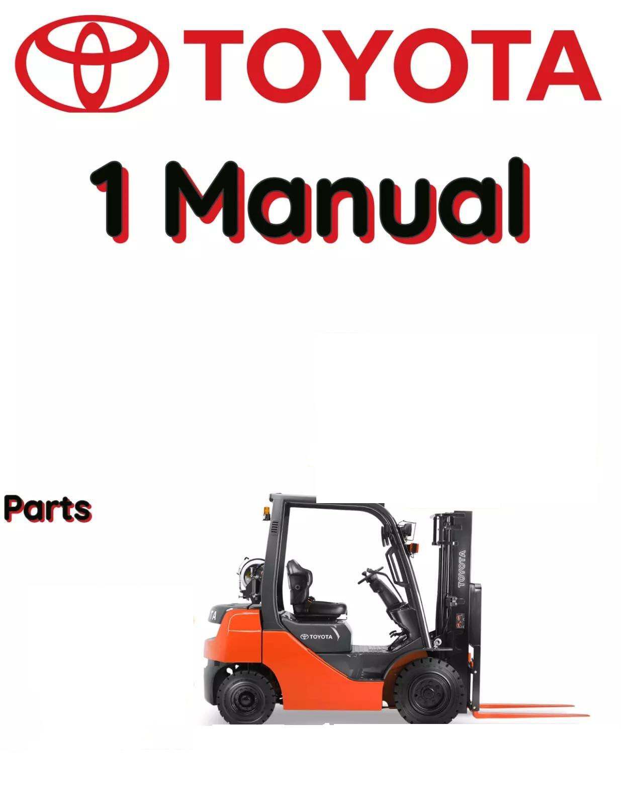 TOYOTA 8PM20 FORKLIFT PARTS MANUAL