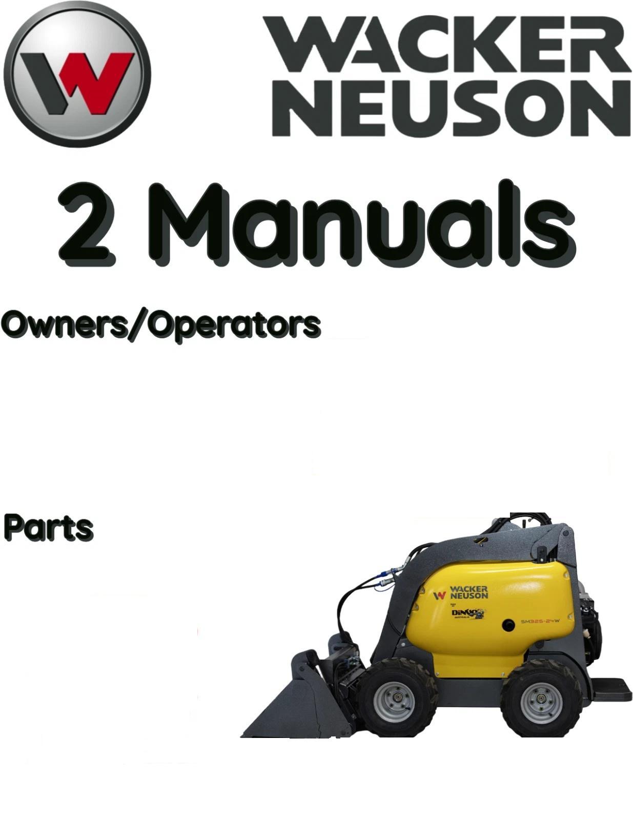WACKER NEUSON K9-2 DINGO MINI LOADER OPERATORS PARTS OWNERS MANUAL