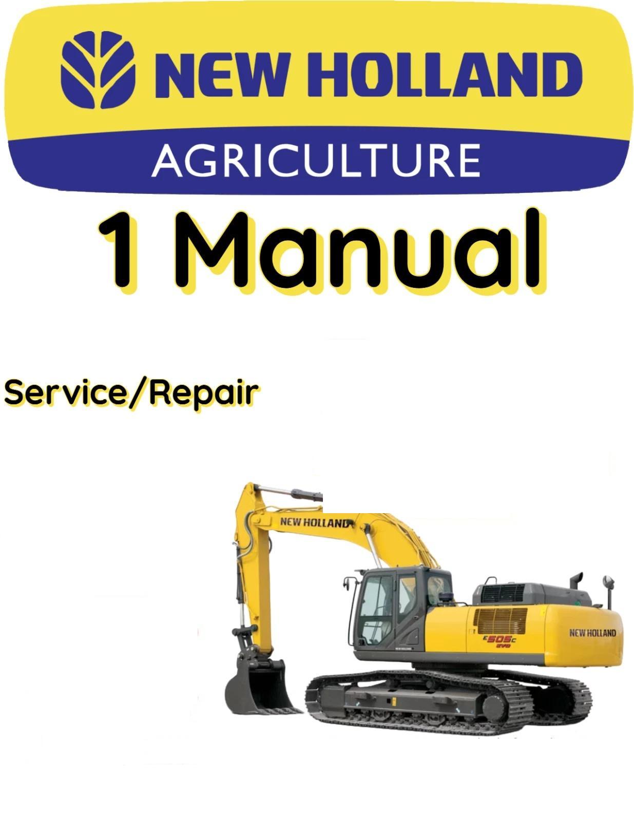 NEW HOLLAND E215 BLC CRAWLER EXCAVATOR MANUAL SERVICE SHOP REPAIR