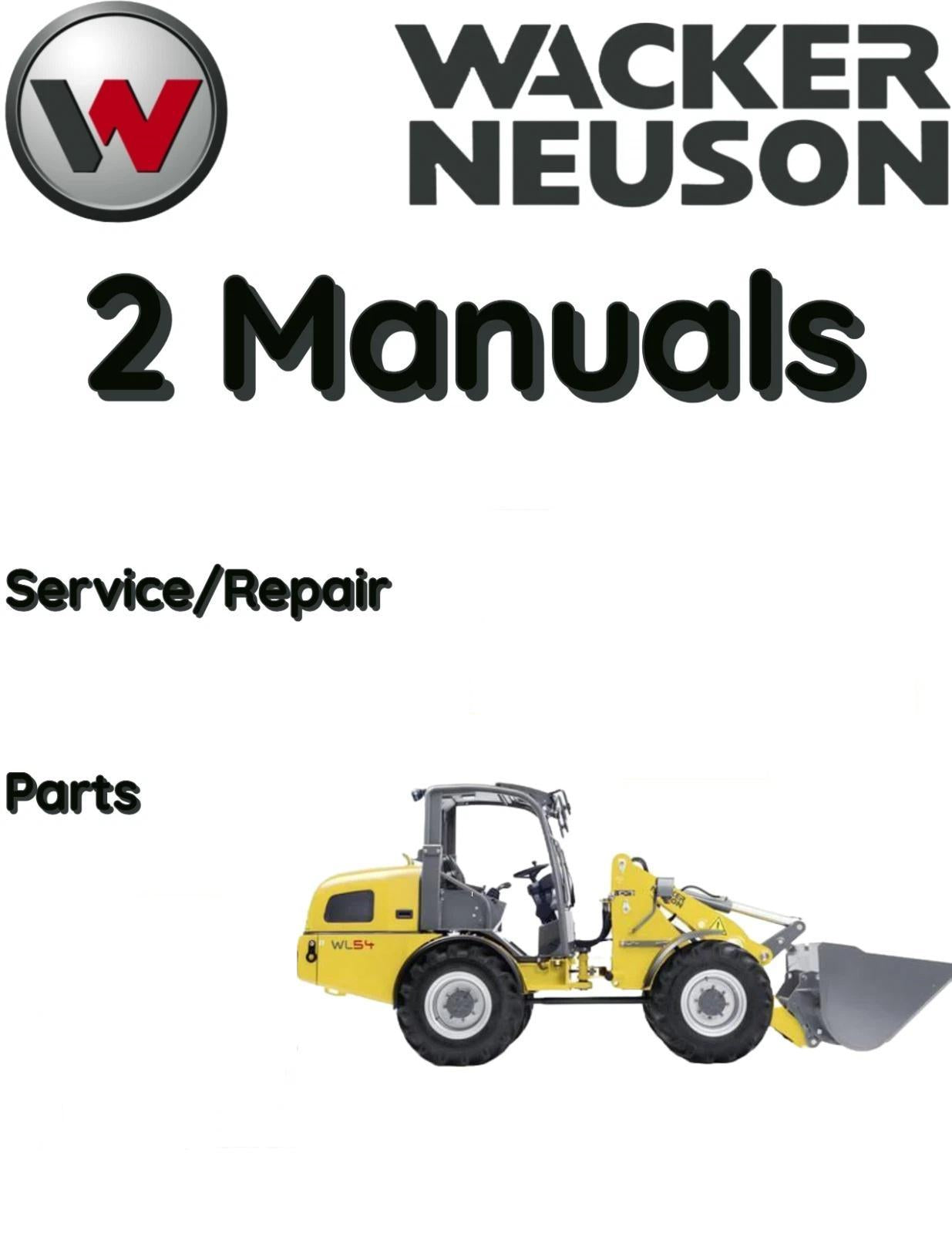WACKER NEUSON 4070 CX80 WEIDEMANN WHEEL LOADER SERVICE PARTS MANUAL