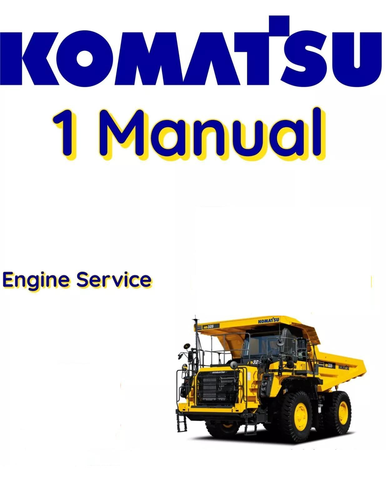 KOMATSU HD200D ENGINE SERVICE REPAIR SHOP MANUAL