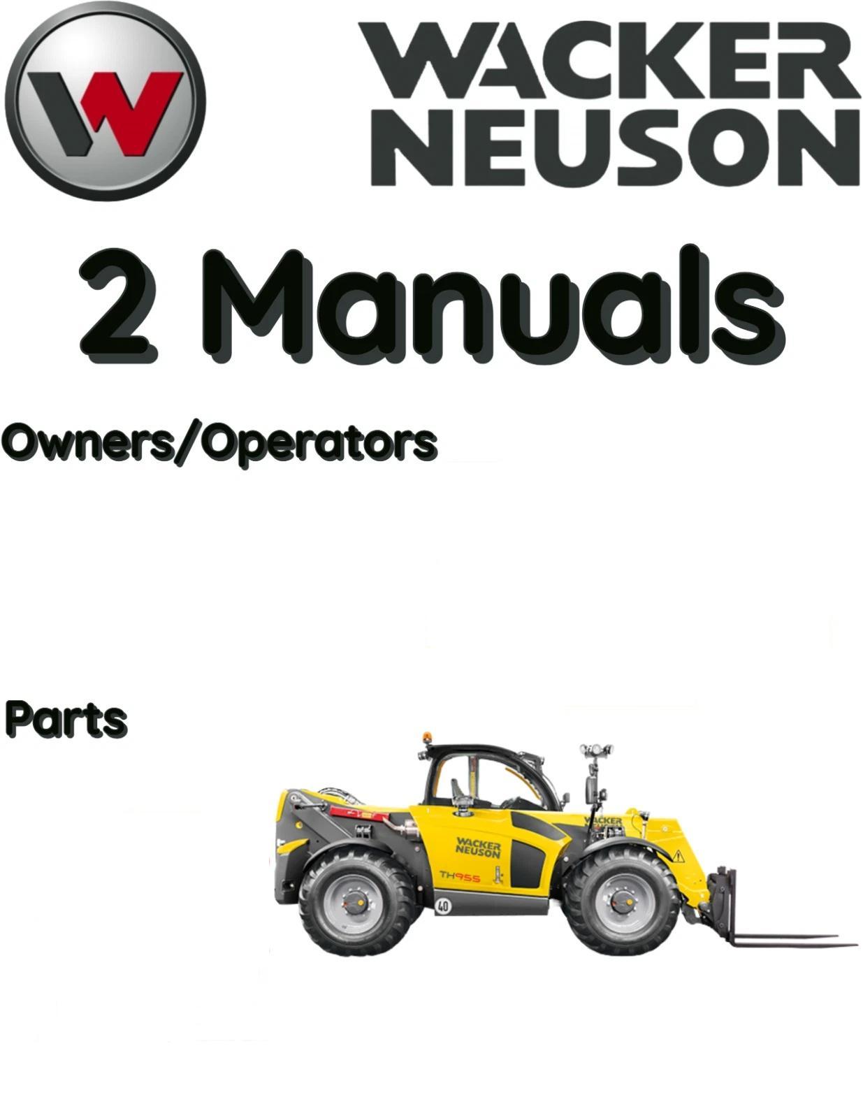 WACKER NEUSON TH625 TELEHANDLER OPERATORS PARTS MANUAL