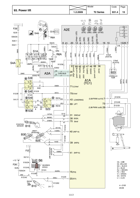 Valtra T132V, T152V, T162V, T172V, T182V, T202V Tractors Repair Manual