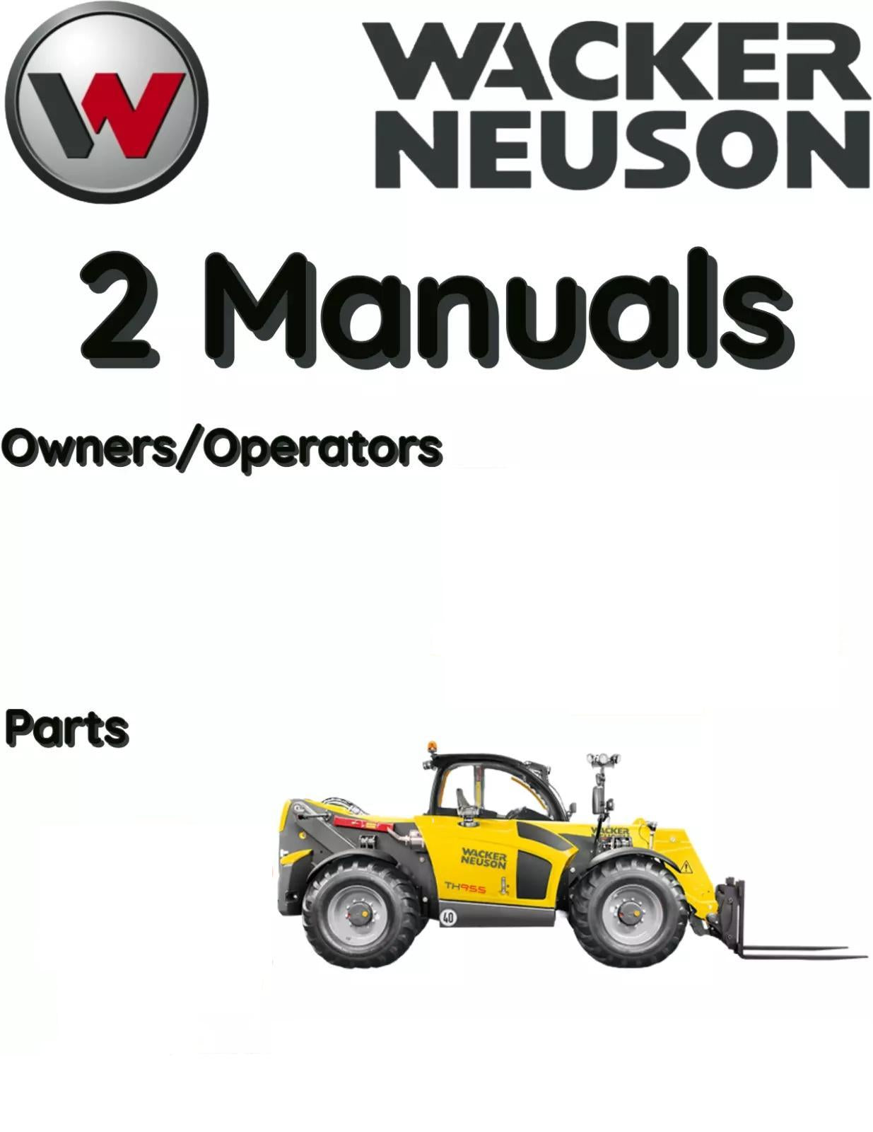 WACKER NEUSON TH522 STAGE V TELEHANDLER OPERATORS PARTS MANUAL