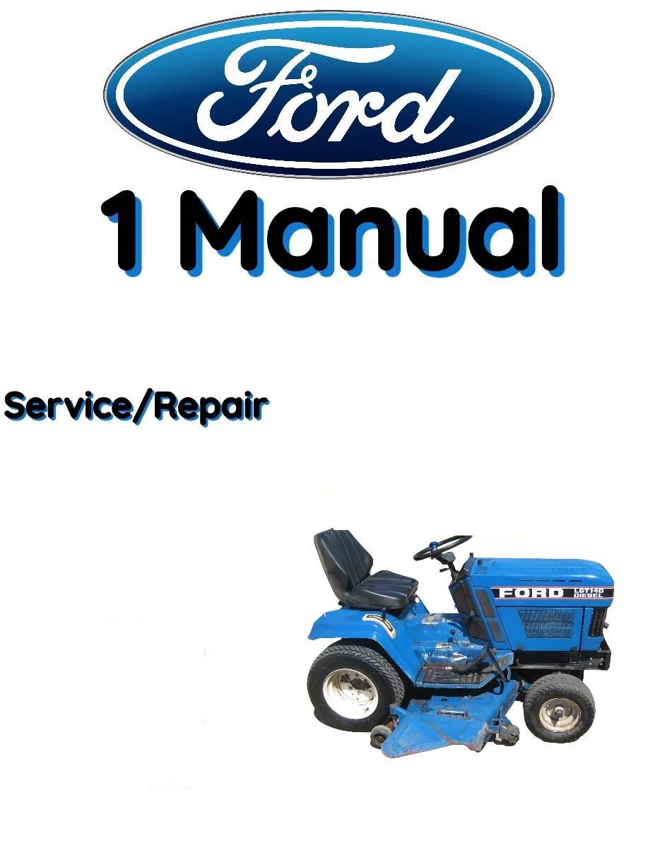 FORD LS55 LAWN TRACTOR/MOWER SERVICE REPAIR SHOP MANUAL