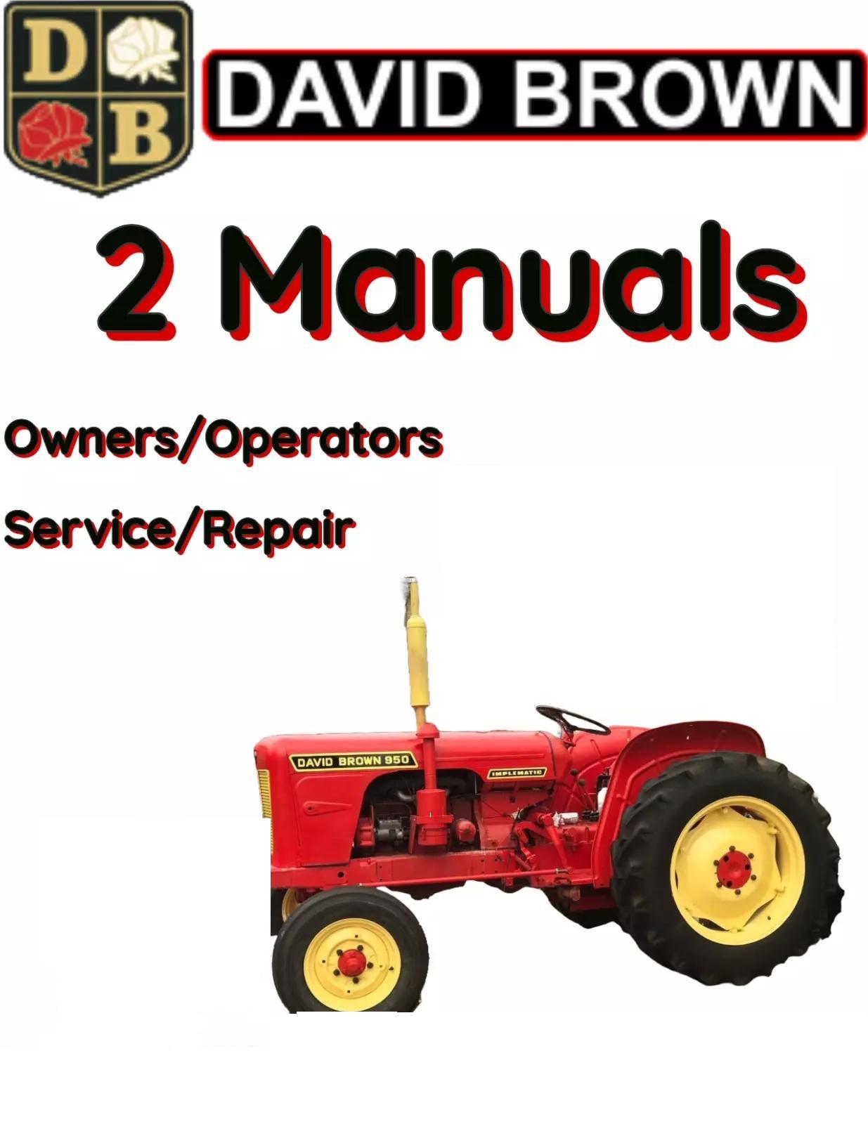 DAVID BROWN CASE 950 TRACTOR OWNERS SERVICE REPAIR SHOP MANUAL