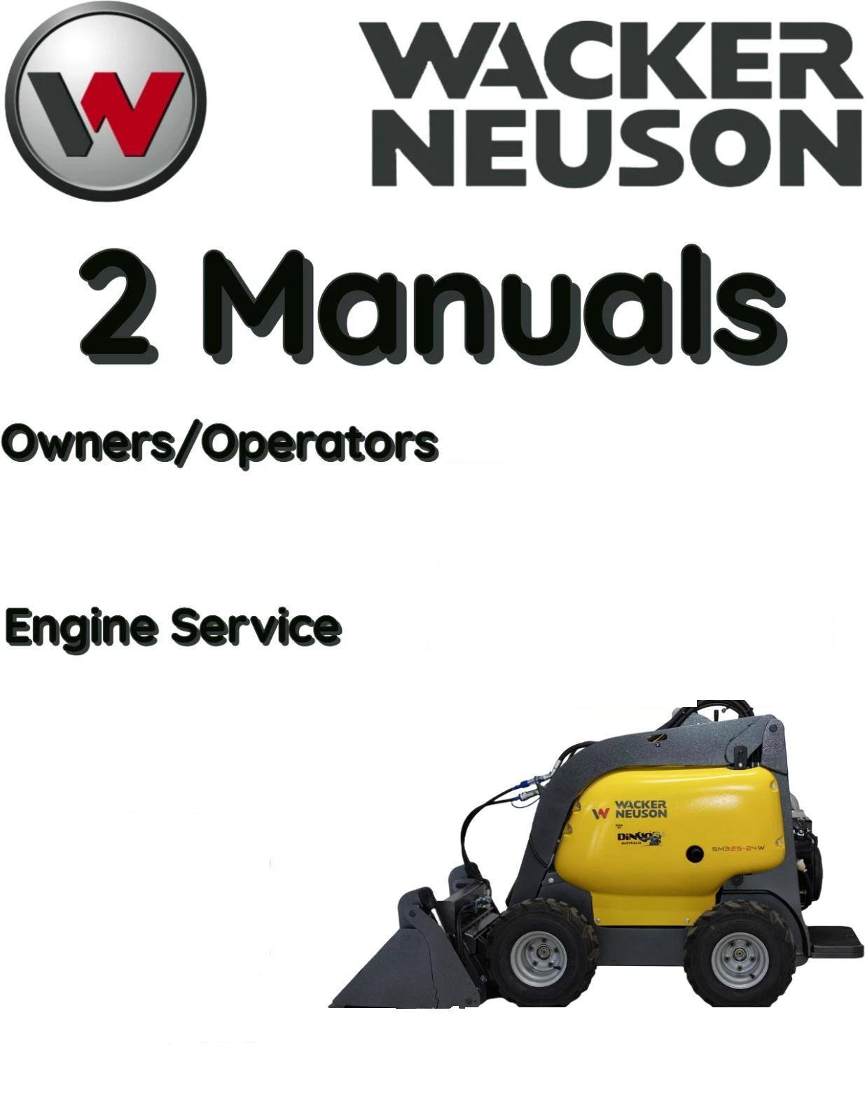 WACKER NEUSON K95 DINGO MINI LOADER OPERATORS ENGINE REPAIR MANUAL