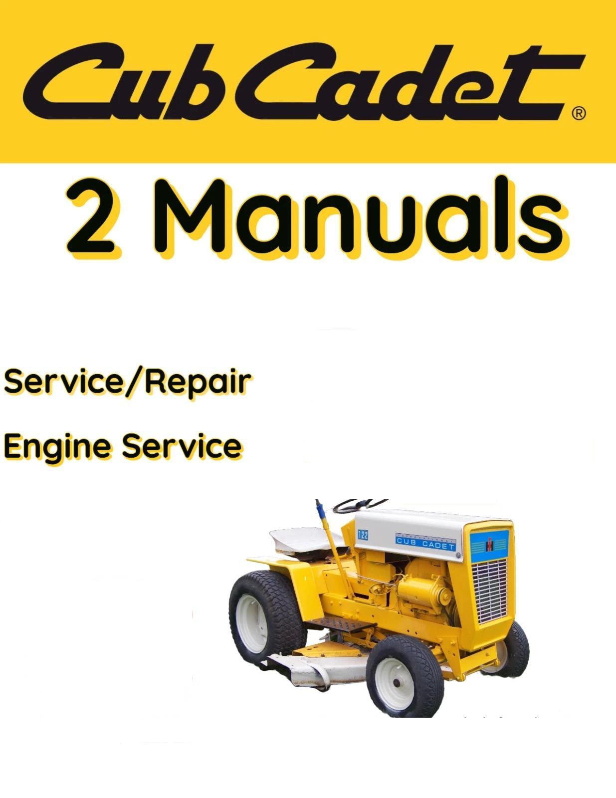CUB CADET INTERNATIONAL 70 LAWNMOWER SERVICE ENGINE REPAIR SHOP MANUAL