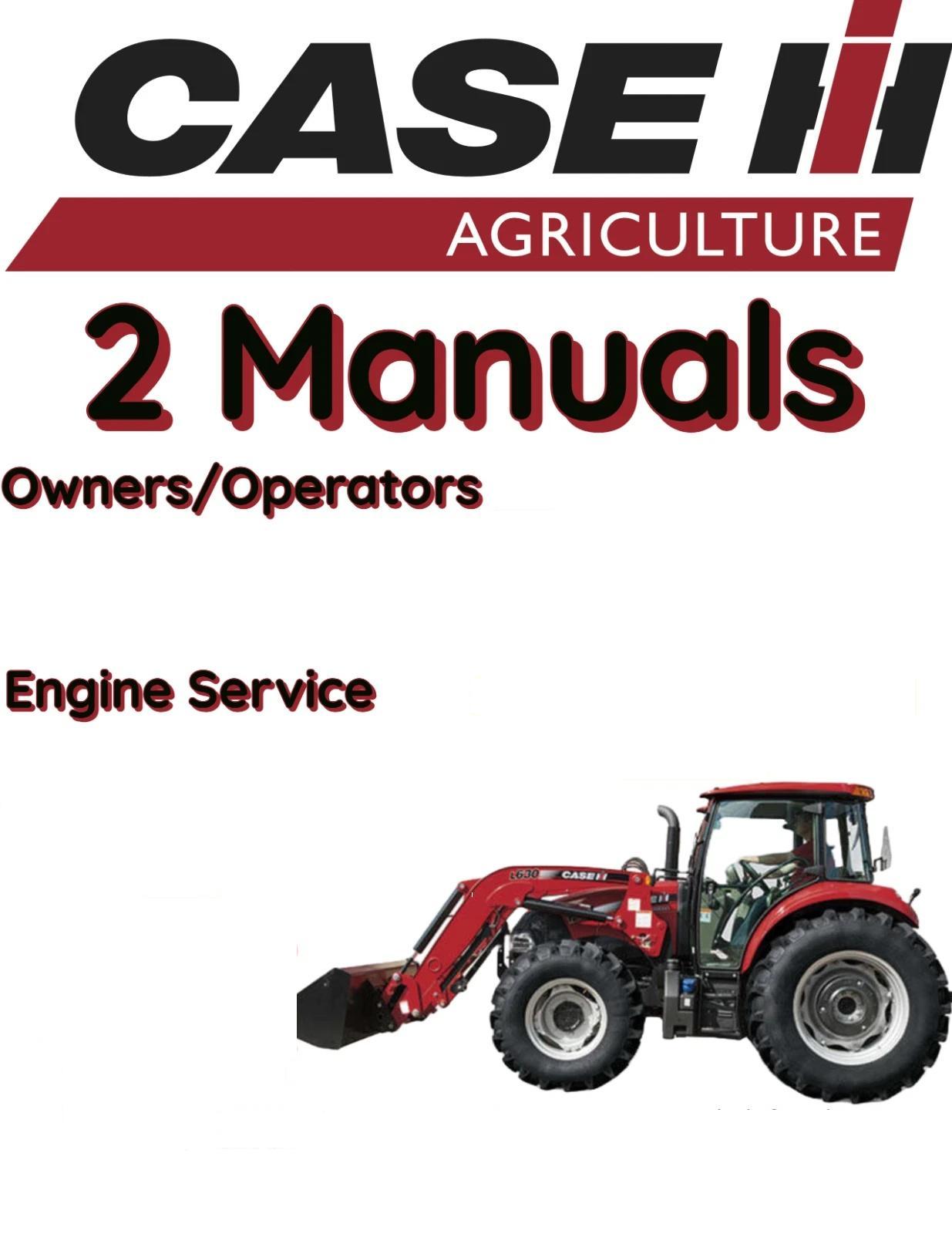 CASE IH FARMALL 80JXM TRACTOR MANUAL OWNERS ENGINE REPAIR