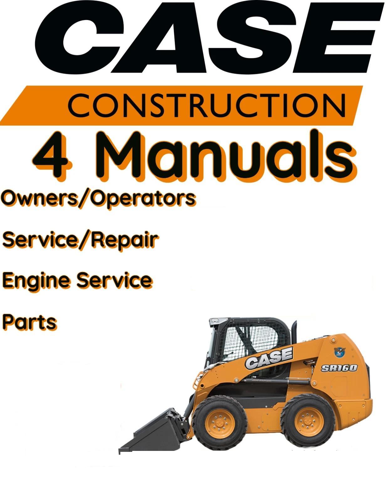 CASE SV250 TIER 3 SKID STEER MANUAL OPERATOR SERVICE PARTS ENGINE REPAIR