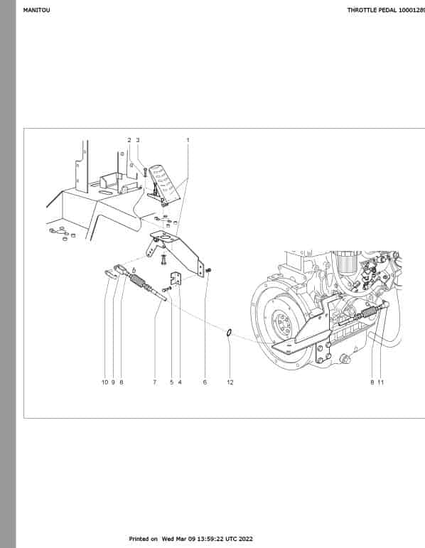Gehl 280 Wheel Steer Loader Repair Service Manual