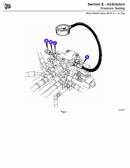 JCB 1CX Backhoe Loader Service Manual Workshop Guide