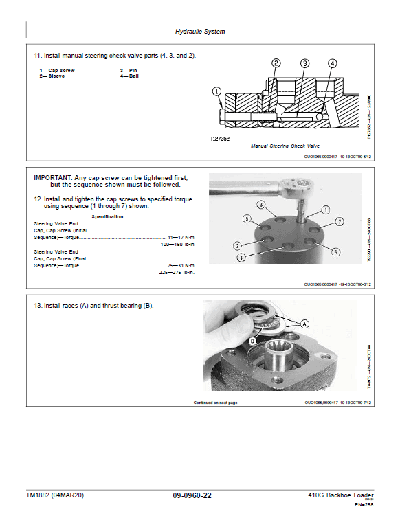 John Deere 410G Backhoe Loader Repair Technical Manual Workshop Guide
