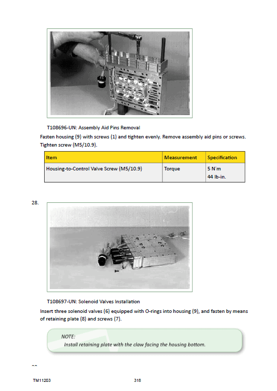 John Deere 444JR Forklift Technical Manual (S.N. after 620388 -) Workshop Guide