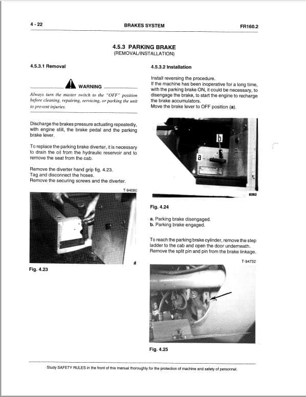 Fiatallis FR160.2 Wheel Loader Repair Service Manual