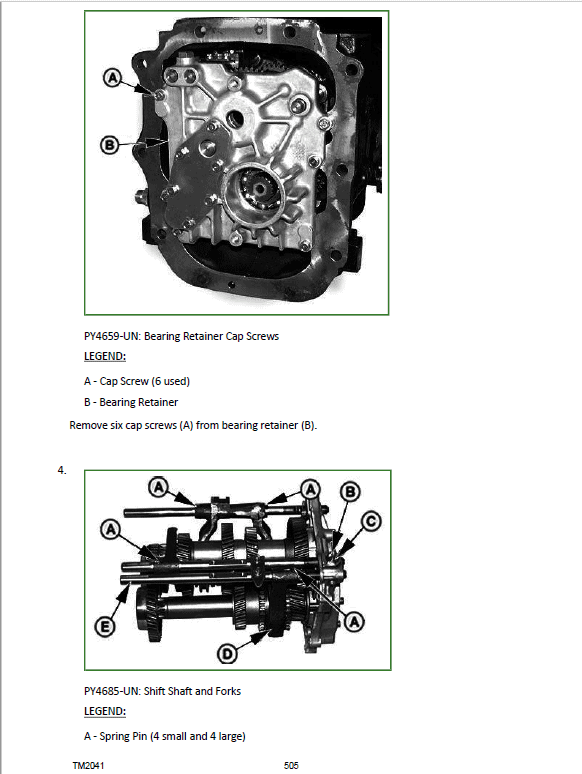 John Deere 5103, 5103S, 5103E, 5203 Tractors Repair Technical Manual Workshop Guide