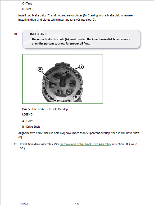 John Deere 5105, 5205 Tractors Repair Technical Manual Workshop Guide