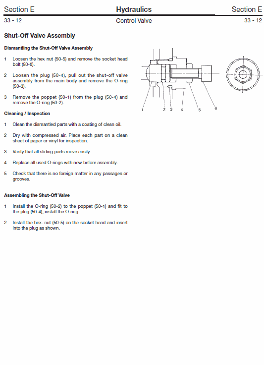 JCB JS70 Tracked Excavator Service Manual Workshop Guide