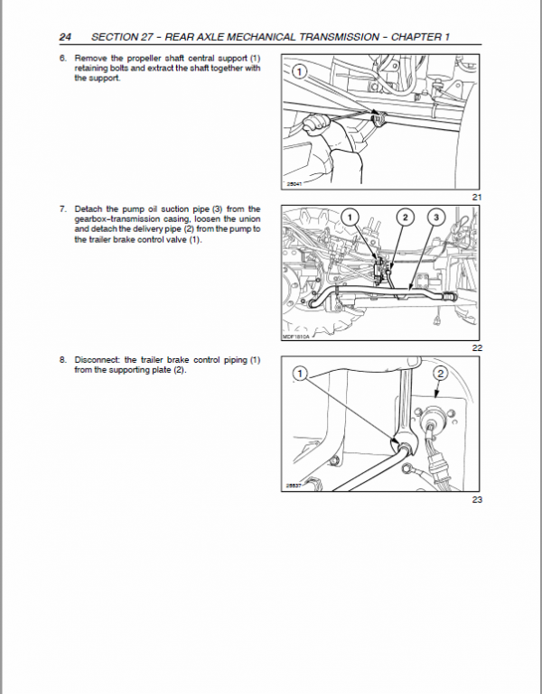 Case Farmall 85U, 95U, 105U, 115U Tractor Service Manual Workshop Guide