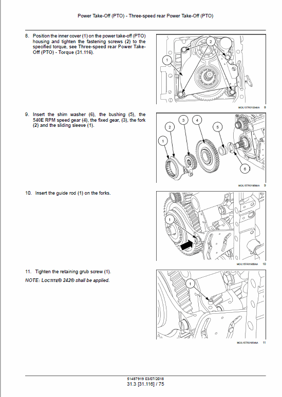 Case Farmall 110U, 120U Tractor Service Manual Workshop Guide