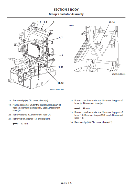 Hitachi ZW250-5B Wheel Loader Service Repair Manual Workshop Guide