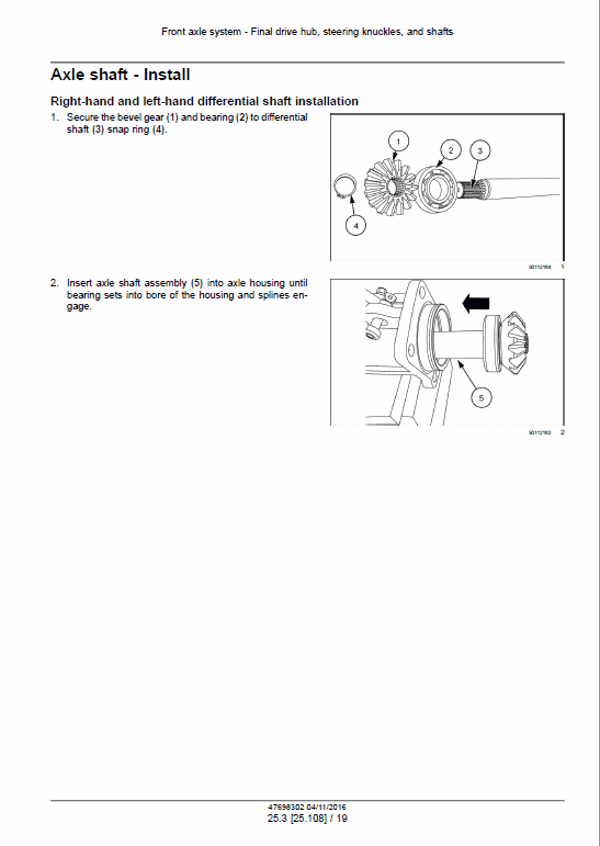 Case Farmall 40B, 50B Tractor Service Manual Workshop Guide