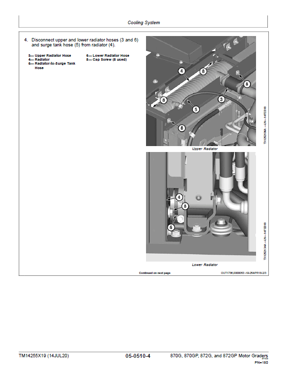 John Deere 870G, 870GP, 872G, 872GP Grader Technical Manual (S.N 680878 & C003007 – ) Workshop Guide